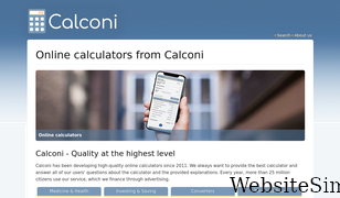 calconi.com Screenshot