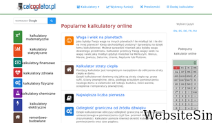 calcoolator.pl Screenshot