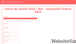 calcul-salaire-brut-en-net.fr Screenshot