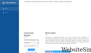 calculadoraonline.com.br Screenshot