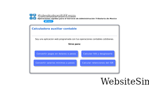calculadorasat.com Screenshot