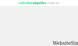 calcularalquiler.com.ar Screenshot