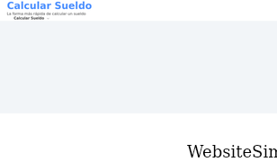calcularsueldo.com.ar Screenshot