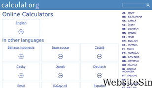 calculat.org Screenshot