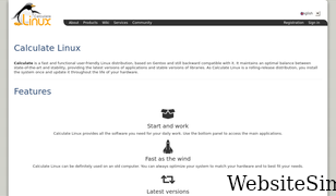 calculate-linux.org Screenshot