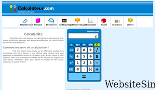 calculateur.com Screenshot