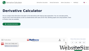 calculatorderivative.com Screenshot