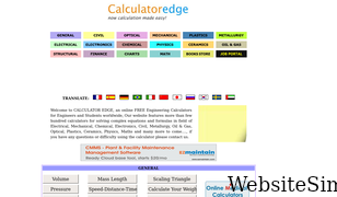 calculatoredge.com Screenshot