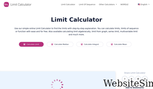 calculatorlimit.com Screenshot