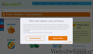 calculators.org Screenshot