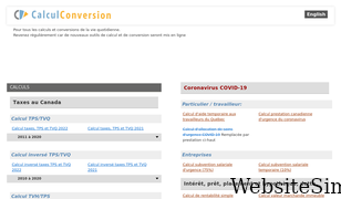 calculconversion.com Screenshot