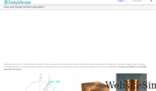calculife.com Screenshot