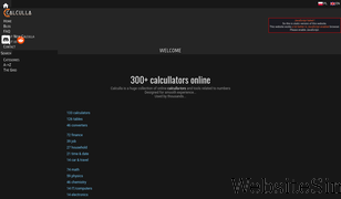 calculla.com Screenshot
