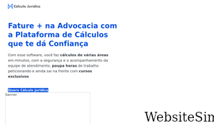 calculojuridico.com.br Screenshot
