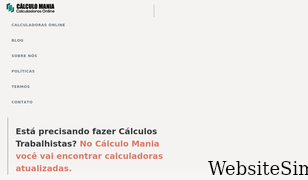 calculomania.com Screenshot