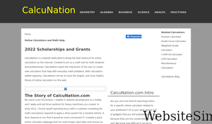 calcunation.com Screenshot