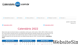 calendario-365.com.br Screenshot