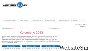 calendario-365.es Screenshot