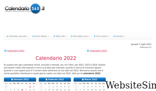 calendario-365.it Screenshot