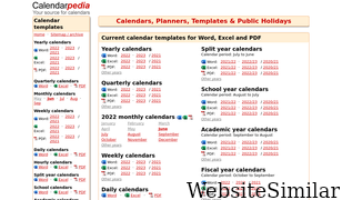 calendarpedia.com Screenshot