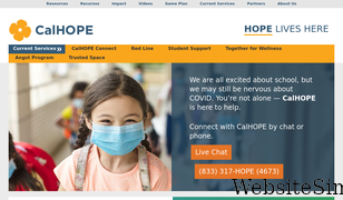 calhope.org Screenshot