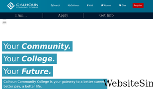 calhoun.edu Screenshot