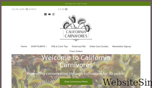 californiacarnivores.com Screenshot