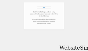 californiacolleges.edu Screenshot