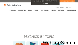 californiapsychics.com Screenshot