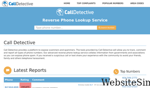 calldetective.net Screenshot