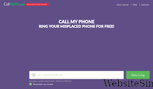 callmyphone.org Screenshot