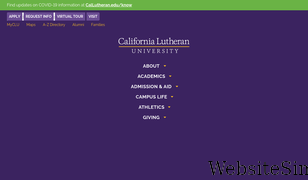 callutheran.edu Screenshot