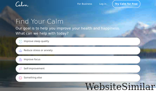 calm.com Screenshot