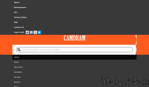 camdram.net Screenshot