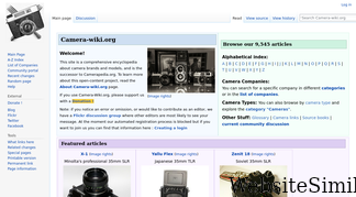 camera-wiki.org Screenshot