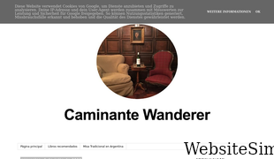 caminante-wanderer.blogspot.com Screenshot