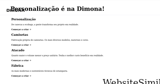 camisadimona.com.br Screenshot