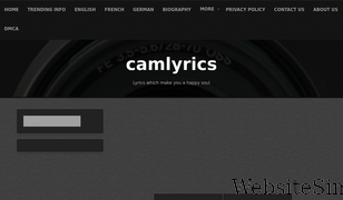 camlyrics.com Screenshot