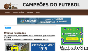 campeoesdofutebol.com.br Screenshot