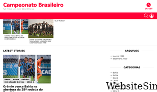 campeonatobrasileiro.net Screenshot