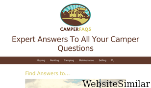 camperfaqs.com Screenshot