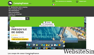 campingfrance.com Screenshot