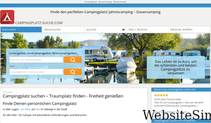 campingplatz-suche.com Screenshot
