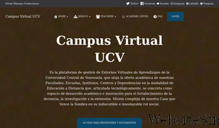 campusvirtualucv.org Screenshot