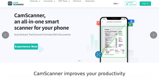camscanner.com Screenshot