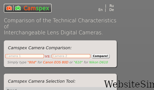 camspex.com Screenshot