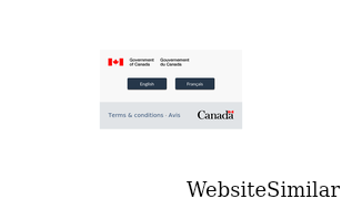 canada.ca Screenshot
