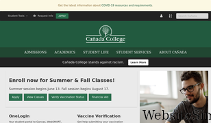 canadacollege.edu Screenshot