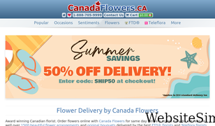 canadaflowers.ca Screenshot