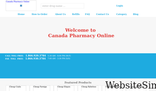 canadapharmacyonline.com Screenshot